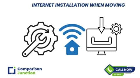 internet installation when moving