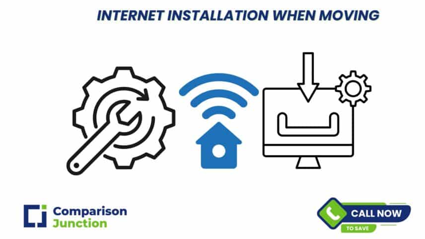 internet installation when moving